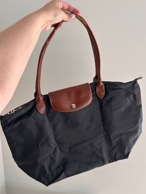 Longchamp Le Pliage Medium Bag - Dark Grey